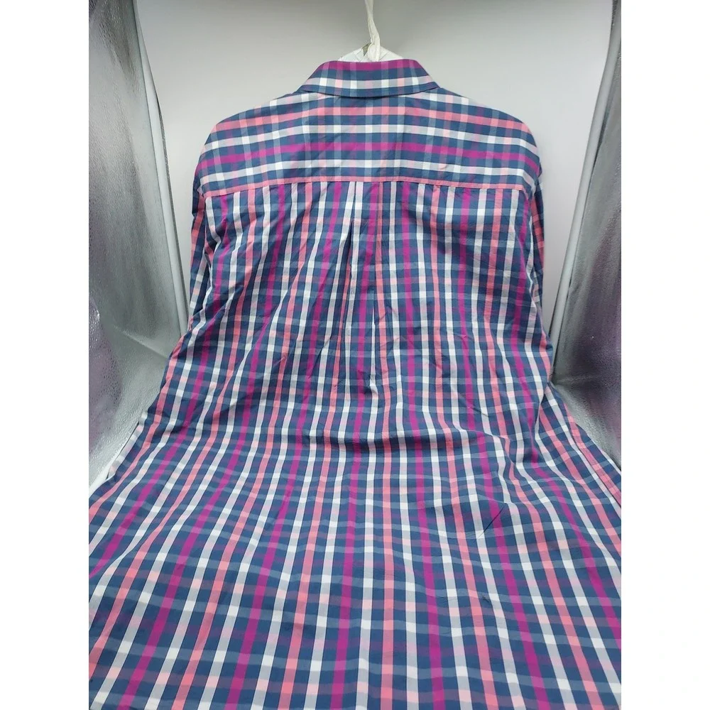 Peter‎ Millar XL Plaid Button Down Shirt Weekender Wash Extra Large Mens